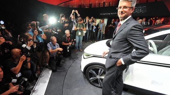 Audi-Konzernchef Rupert Stadler. Grund für den Erfolg der Marke ist die Dominanz in China. Foto: Boris Roessler 