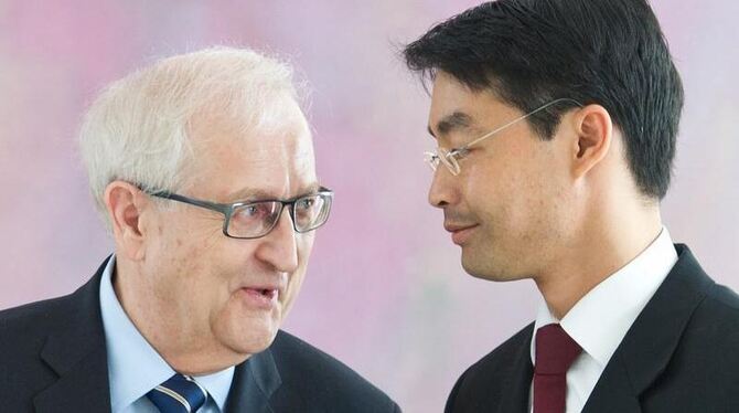 Ein alter FDP-Kämpe als künftiger Vorsitzender? Nein, sagt Fraktionschef Rainer Brüderle, er wolle nicht FDP-Chef werden. Fot