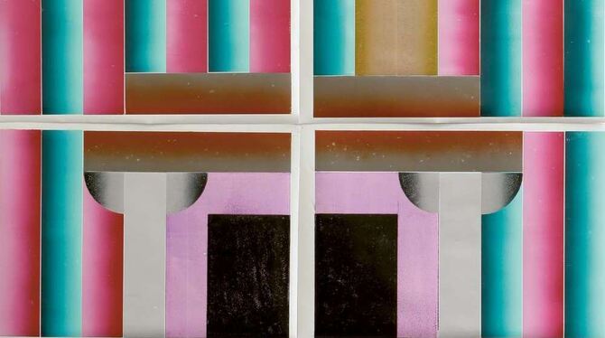 Benjamin Badock: »Interieur«, ein Holzschnitt aus dem Jahr 2009. FOTO: SPENDHAUS