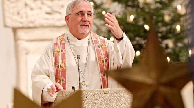 Der Rottenburger Bischof Gebhard Fürst bei einem Gottesdienst. Der Rottenburger Bischof Gebhard Fürst bei einem Gottesdienst.