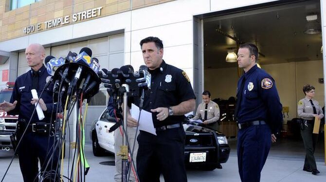 Die Feuerwehr in Los Angeles gibt die Festnahme eines Deutschen als mutmaßlicher Serienbrandstifter bekannt. Foto: Paul Buck