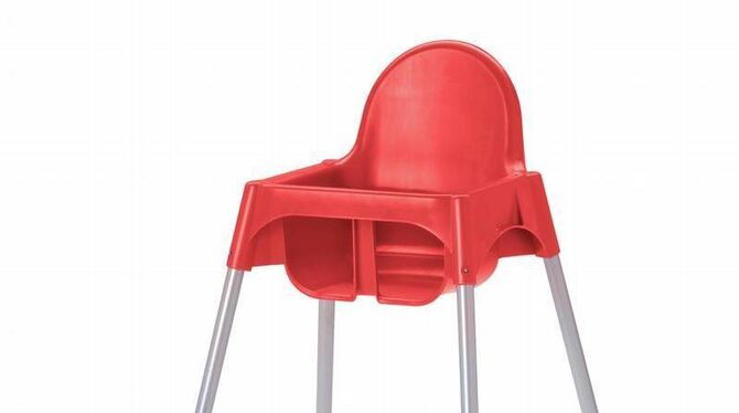 Ikea ruft 108 000 »Antilop«-Kinderhochstühle zurück, bei denen sich der Sitzgurt unerwartet öffnen und das Kind herausstürzen