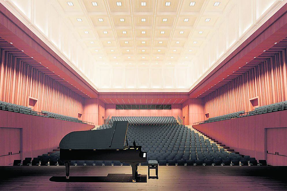 Небольшой концертный зал. Городской театр Halle. Театральный салон. Городской зал Штадтхалле Калининград.