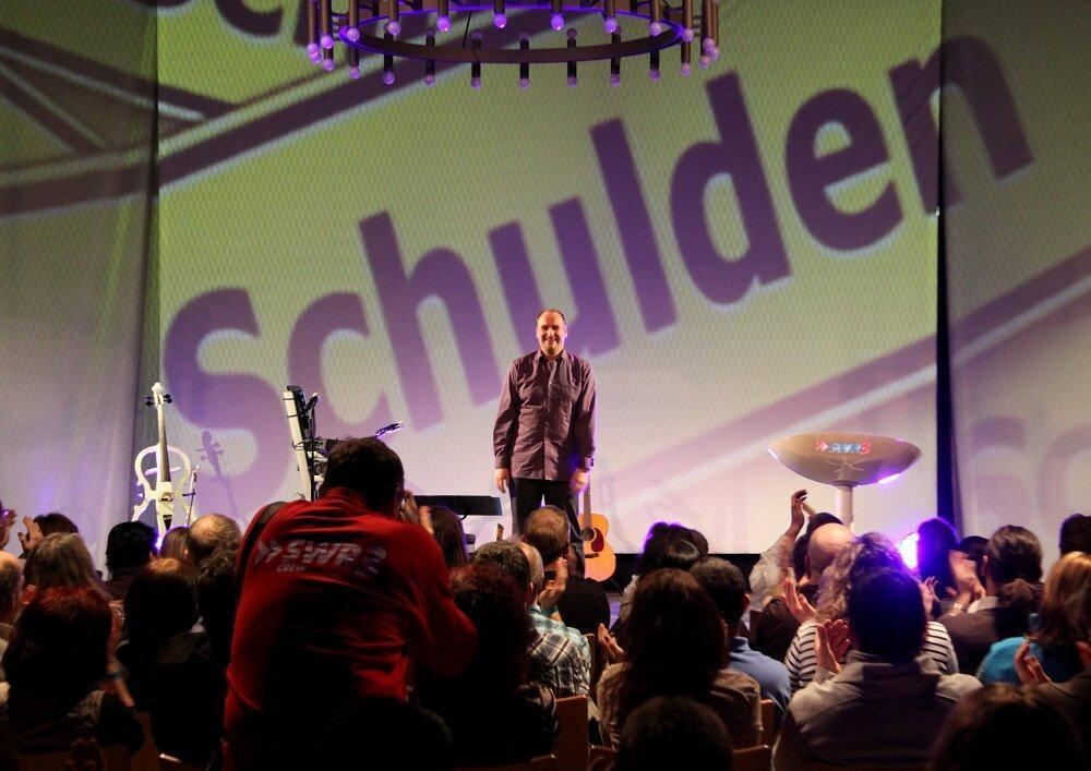 SWR 3 Comedy-Star Andreas Müller in Münsingen