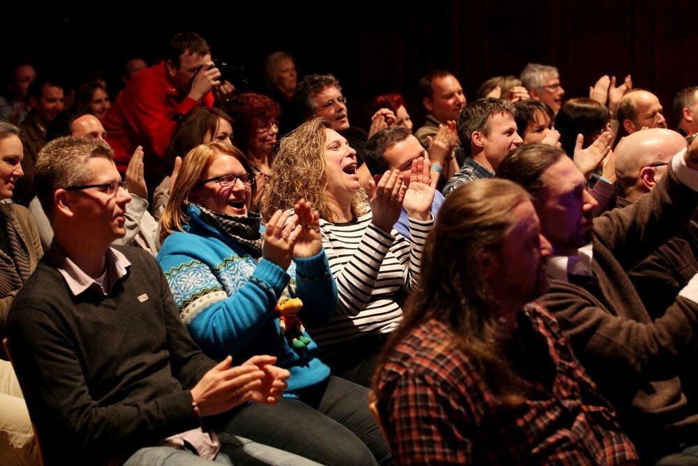 SWR 3 Comedy-Star Andreas Müller in Münsingen