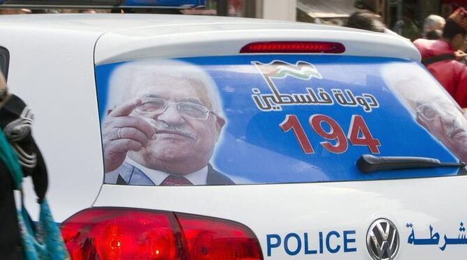 Ein Wagen der palästinensischen Polizei. Foto: Jim Hollander