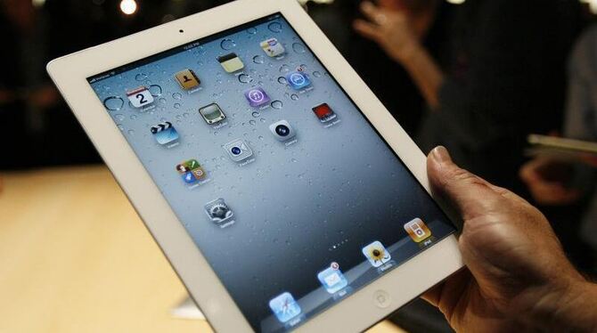 Das iPad 2 von Apple. In China gibt es Streit über die dortigen Namensrechte. Monica M. Davey 