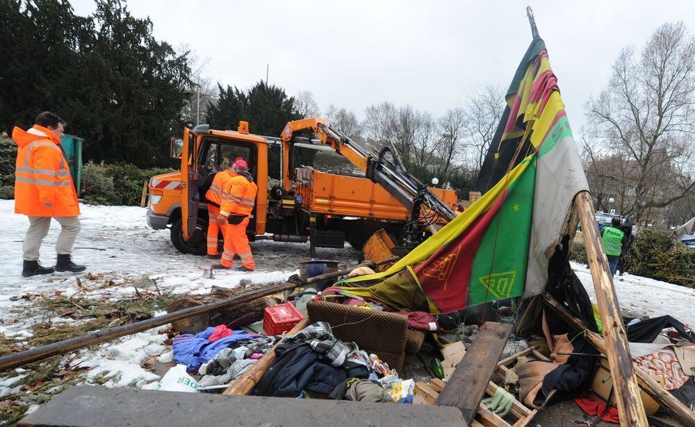 Räumung Schlossgarten Stuttgart 21
