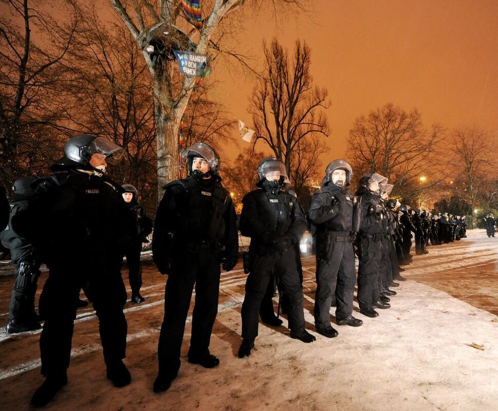 Räumung Schlossgarten Stuttgart 21