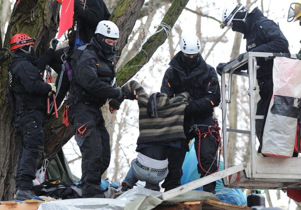 Räumung Schlossgarten Stuttgart 21
