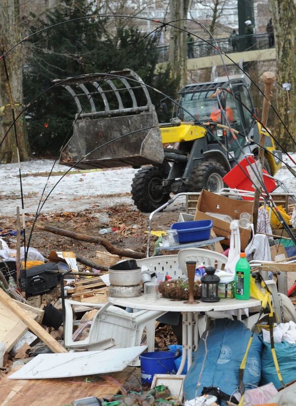 Räumung Schlossgarten Stuttgart 21