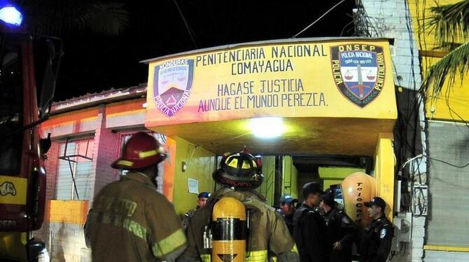 Der Brand war nach Angaben lokaler Medien bei einer Meuterei von Gefangenen gelegt worden.  Foto: Gustavo Amador