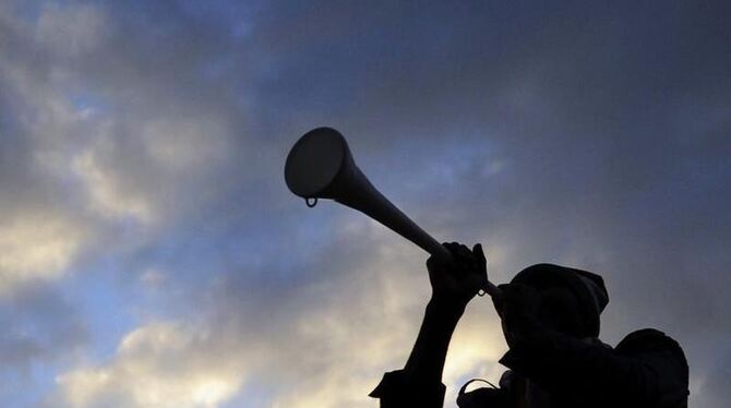 Vuvuzelas sollen in Berlin ausverkauft sein. Foto: Helmut Fohringer