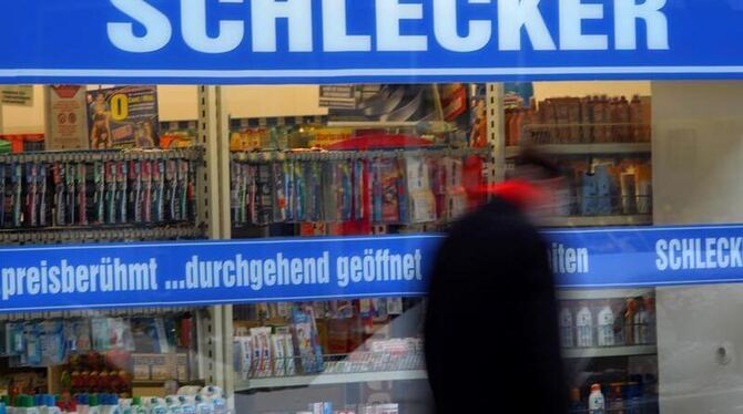 Eine Filiale der Drogeriekette Schlecker. Foto: Martin Gerten/Archiv Eine Filiale der Drogeriekette Schlecker. Foto: Martin Gerten/Archiv
