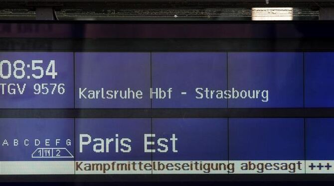 »Kampfmittelbeseitigung abgesagt«: Das Gebiet rund um den Hauptbahnhof von Stuttgart sollte wegen einer Bombenentschärfung au