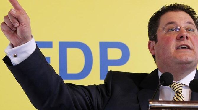 FDP-Generalsekretär Döring: »Bsirske hat entscheidend zum Niedergang der Firma Schlecker beigetragen.« Foto: Malte Christians