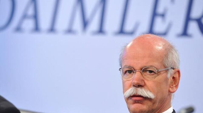 Daimler-Konzernchef Dieter Zetsche.  Im vergangenen Jahr erzielten die Schwaben das beste Ergebnis ihrer 125-jährigen Unterne