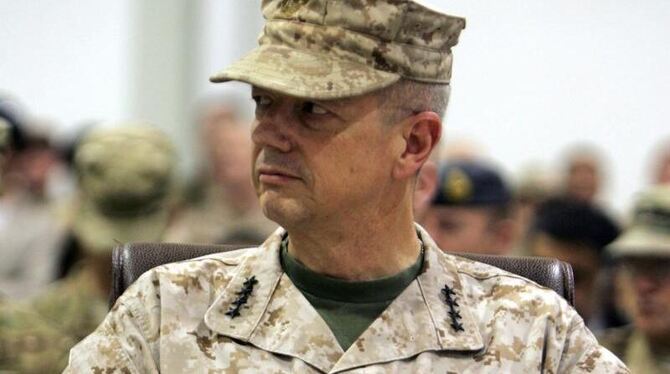 US-General Allen rechnet für die kommenden Monate mit schweren Gefechten im Osten Afghanistans. Foto: epa/str
