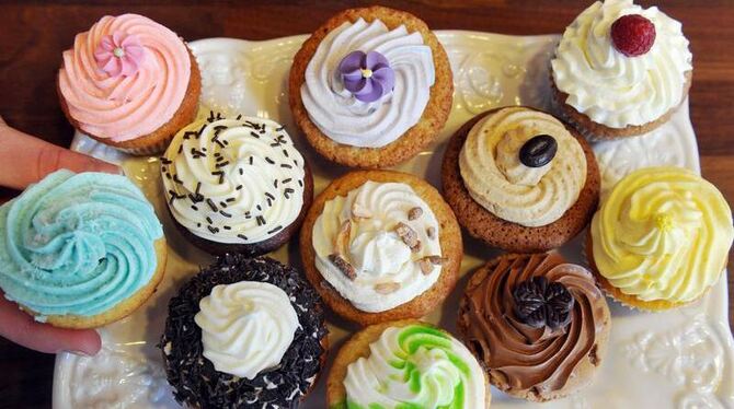 Cupcakes sind Kalorienbomben, die Lifestyle und Fashion verkörpern sollen. Foto: Uli Deck 
