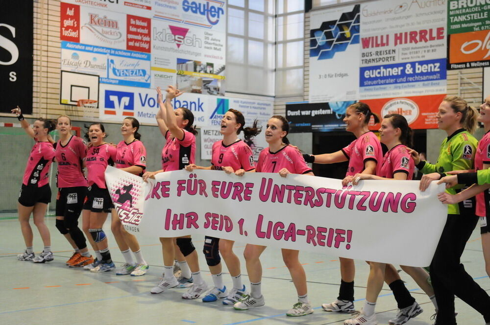 TuS Metzingen Handball Aufstieg 2012