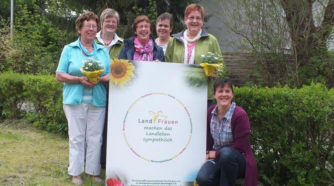 Engagiert in der Landfrauenarbeit im Kreis (von links nach rechts): Emma Heim, Elsbeth Laux, Irmgard Stoll, Renate Hölz, Maria K