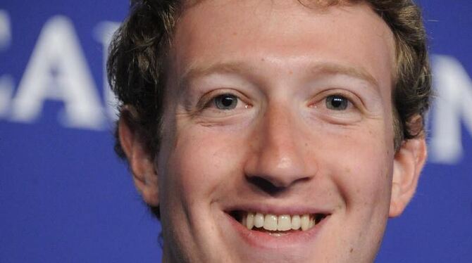 Facebook-Gründer Mark Zuckerberg hat die Wall Street überzeugt. Foto/dpa/Archiv