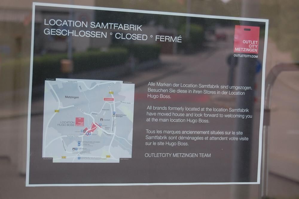 Abbruch der alten Metzinger Samtfabrik