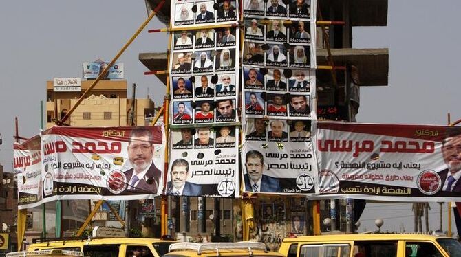 Der erste Tag der historischen Präsidentenwahl in Ägypten blieb friedlich, aber nicht ohne Spannungen. Foto: Andre Pain