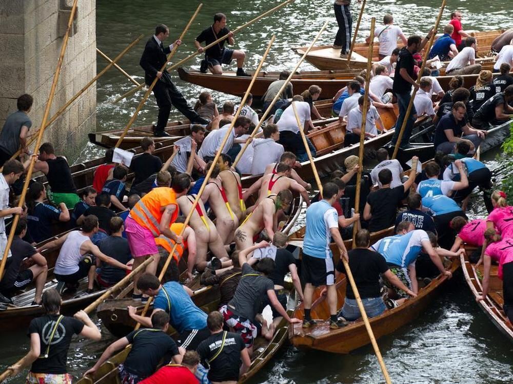 Stocherkahnrennen Tübingen 2012