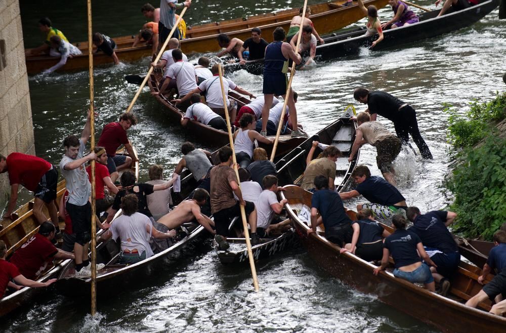 Stocherkahnrennen Tübingen 2012