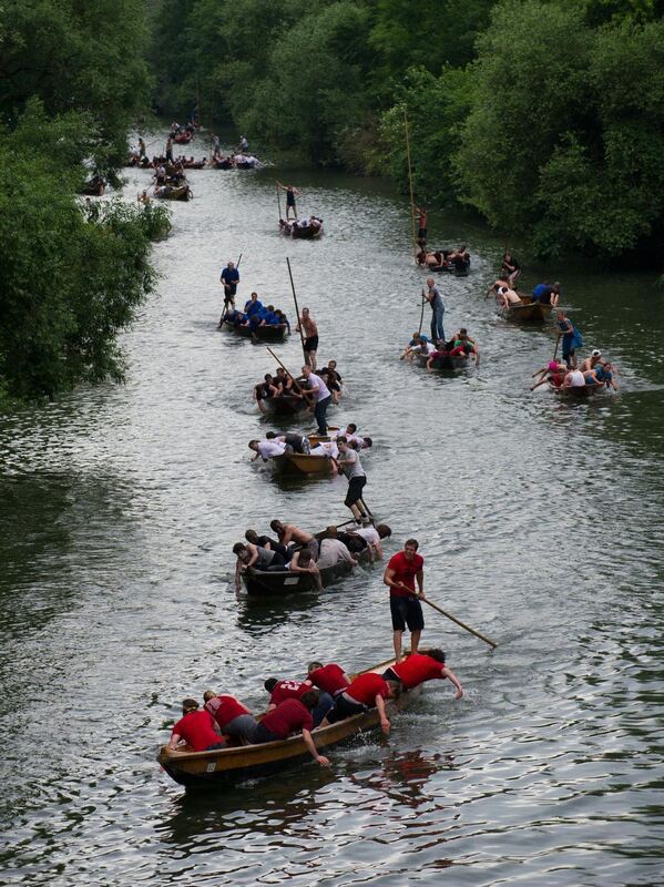 Stocherkahnrennen Tübingen 2012