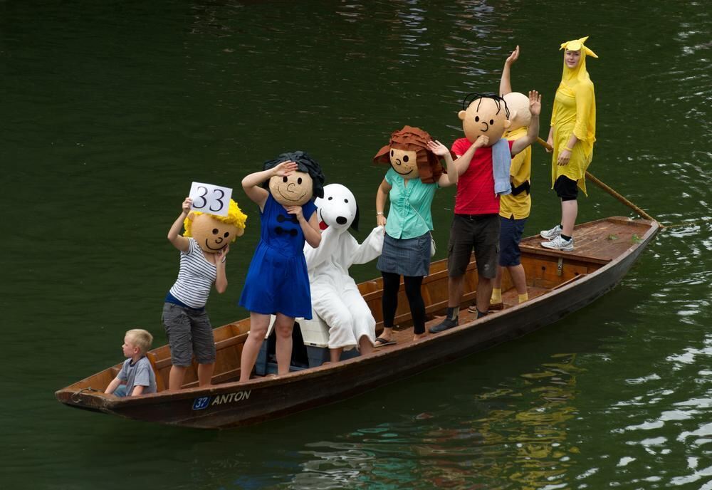 Stocherkahnrennen Tübingen 2012