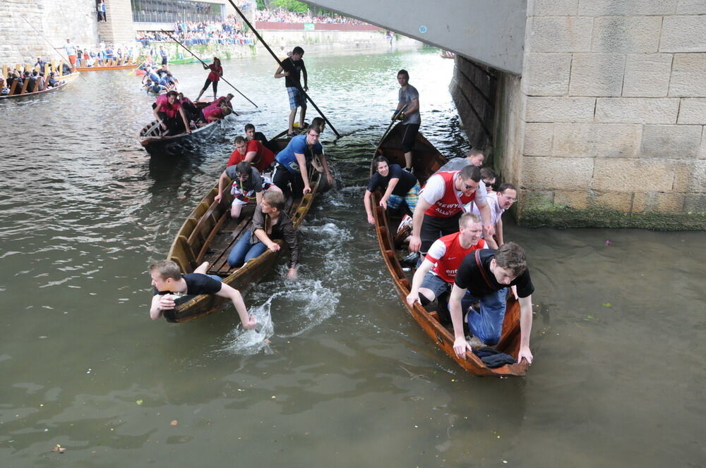 Stocherkahnrennen Tübingen 2012