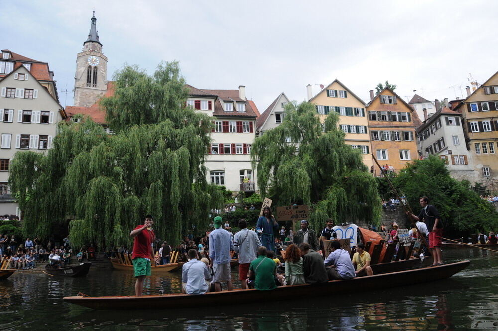 Stocherkahnrennen Tübingen 2012