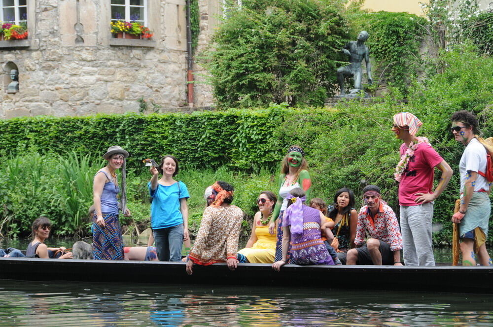 Stocherkahnrennen Tübingen 2012