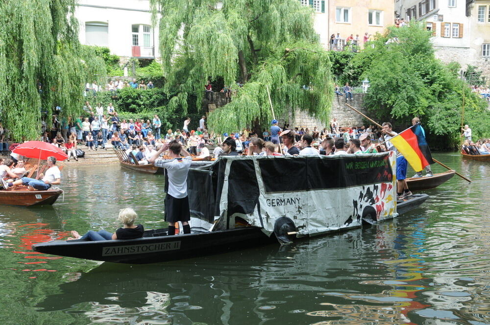 Stocherkahnrennen Tübingen 2012