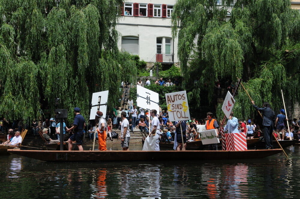 Stocherkahnrennen Tübingen 2012