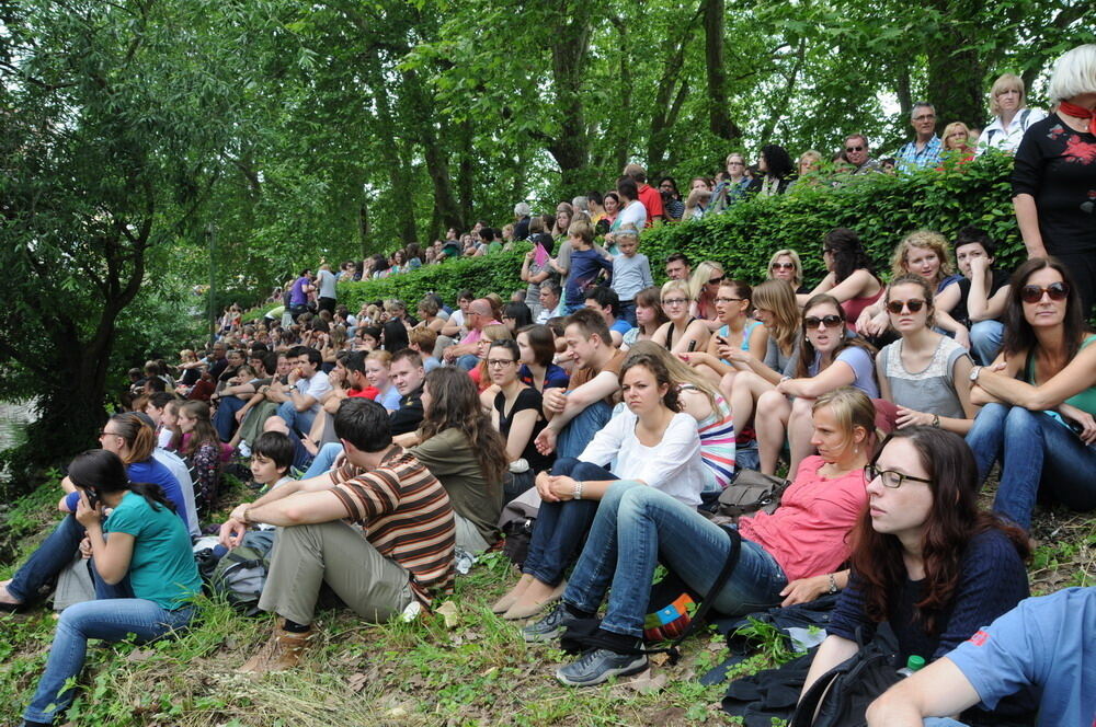Stocherkahnrennen Tübingen 2012