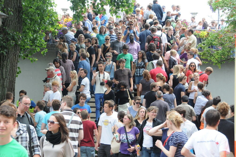 Stocherkahnrennen Tübingen 2012