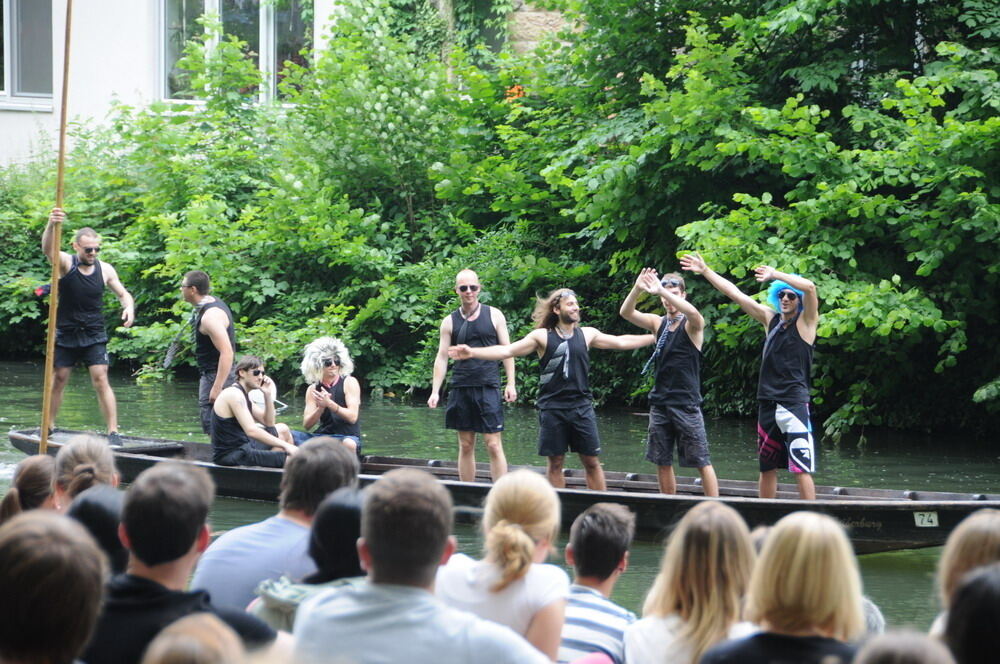 Stocherkahnrennen Tübingen 2012