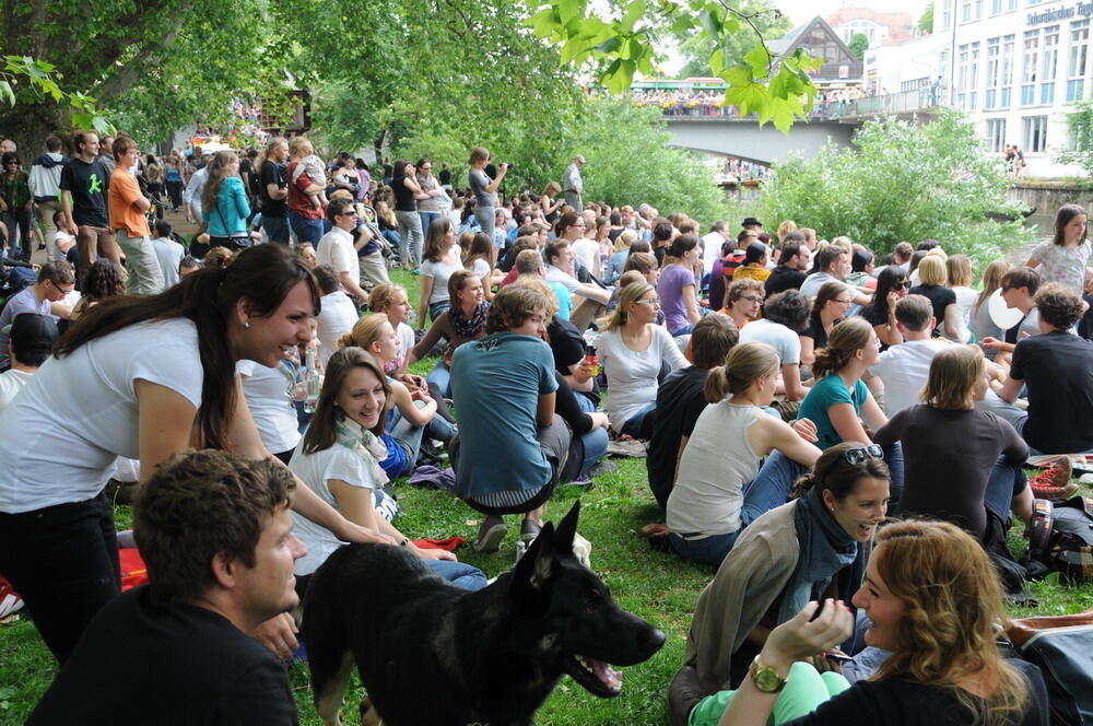 Stocherkahnrennen Tübingen 2012