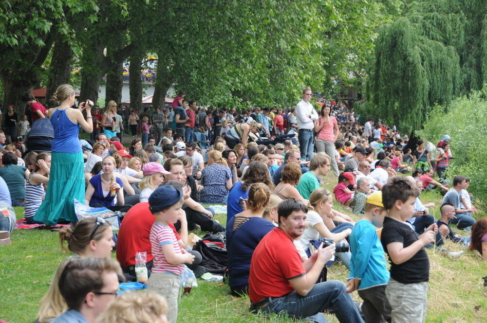 Stocherkahnrennen Tübingen 2012