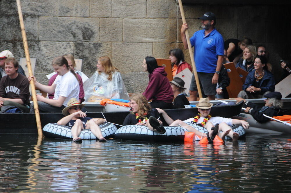Stocherkahnrennen Tübingen 2012