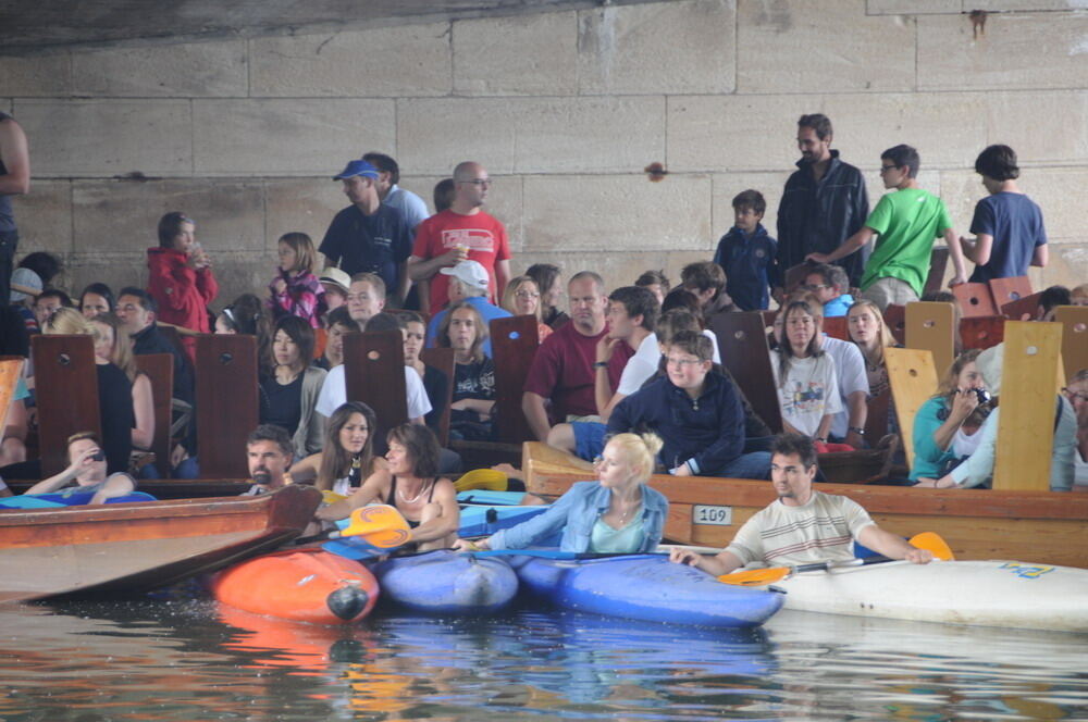 Stocherkahnrennen Tübingen 2012