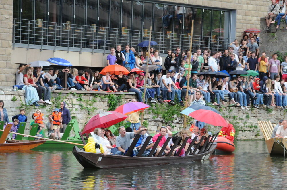 Stocherkahnrennen Tübingen 2012