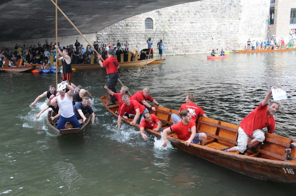 Stocherkahnrennen Tübingen 2012