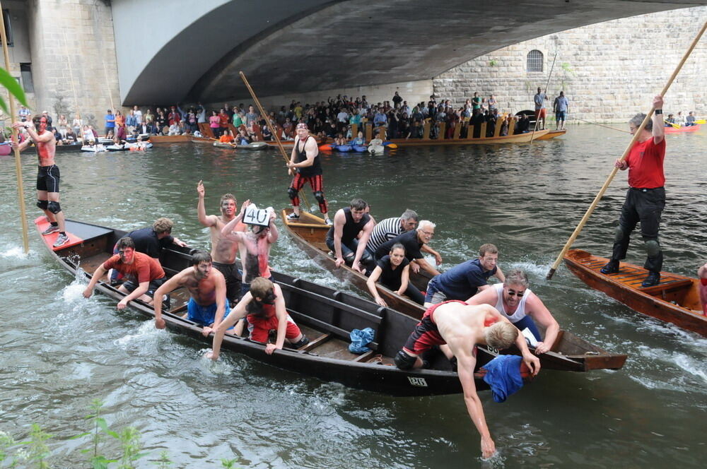 Stocherkahnrennen Tübingen 2012