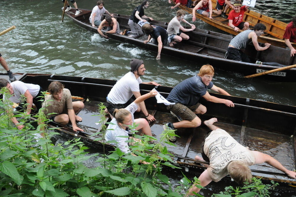 Stocherkahnrennen Tübingen 2012