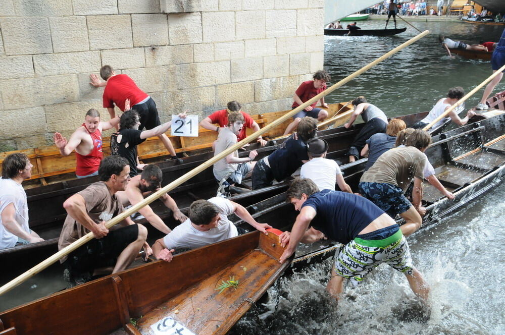 Stocherkahnrennen Tübingen 2012