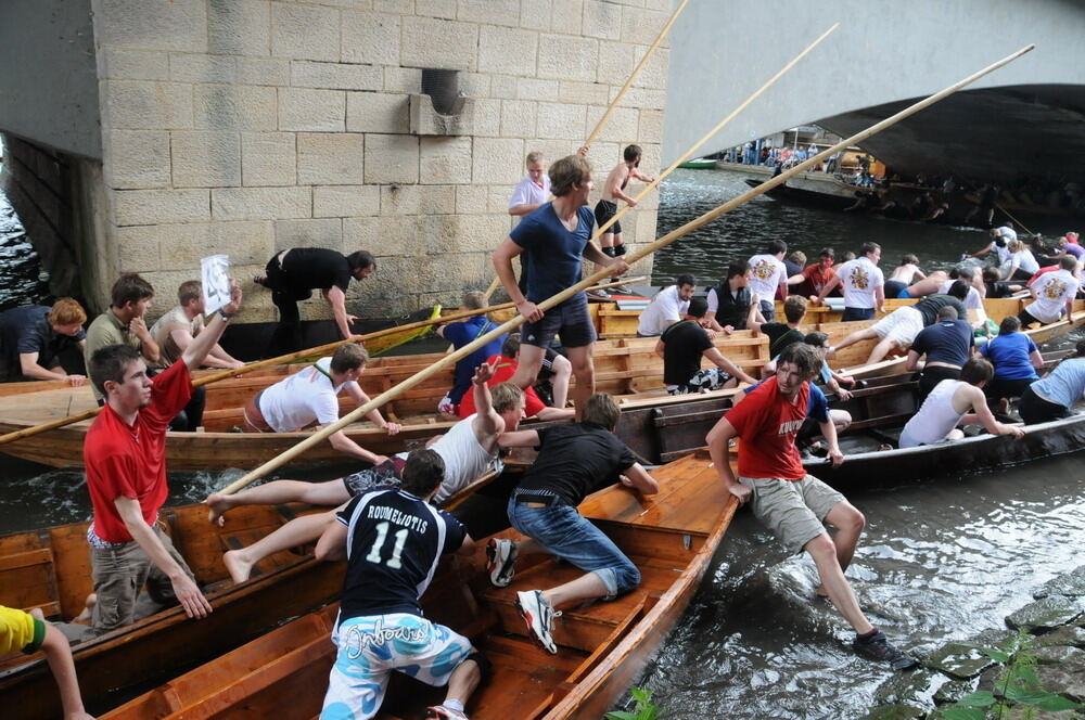 Stocherkahnrennen Tübingen 2012